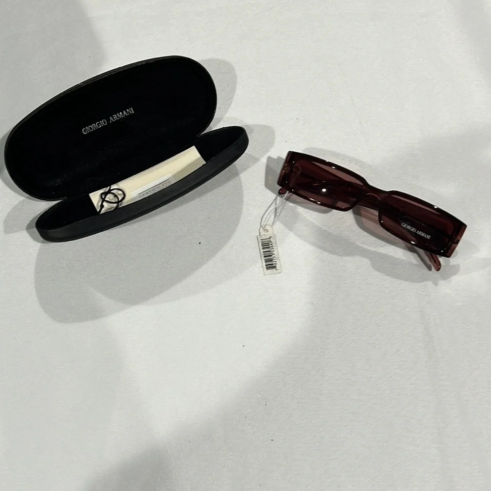 Giorgio Armani Burgundy sunglasses. NWT.
